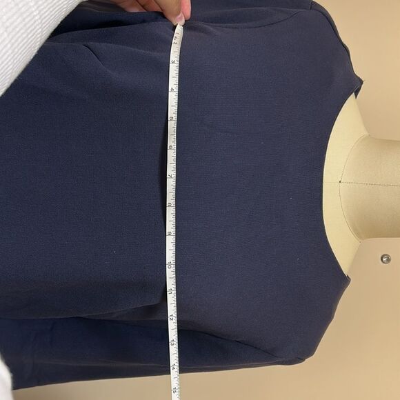 Ann Taylor Elegant Navy Blue Dress - Picture 7 of 12